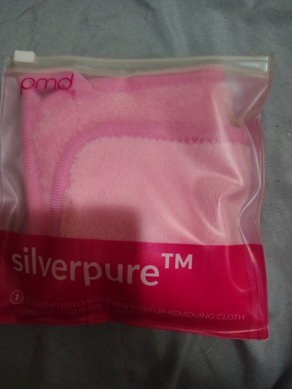 PMd SilverPure Makeup Remover Skin Cleansing Microfiber Cloth NWT